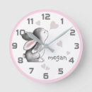 Search for pink bunny clocks Rabbit