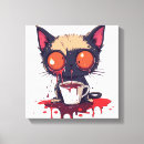 Search for funny coffee signs art Cat