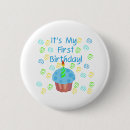 Search for blue cupcake badges Birthday