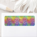 Search for rainbow butterfly return address labels For her