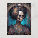 Search for skull lady postcards Gothic