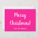 Search for hot pink christmas cards Festive