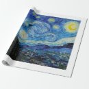 Search for van gogh wrapping paper Vintage