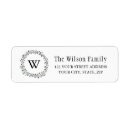 Search for laurel wreath return address labels Classic