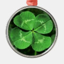 Search for good luck christmas tree decorations Four leaf clover