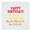 Search for happy birthday wishes posters Birthdays
