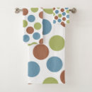 Search for brown and green bath towels Geometric