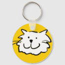 Search for cartoon face key rings Yellow