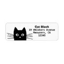 Search for cat return address labels Feline