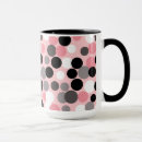 Search for grey polka dot mugs Pink