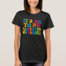 Search for autism awareness womens tshirts Different