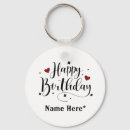 Search for happy birthday key rings Modern