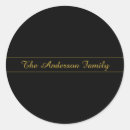 Search for gold writing stickers Black and gold