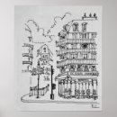 Search for paris cafe posters Drawing