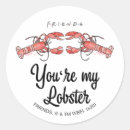 Search for lobster design stickers Friends tv show