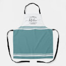 Search for turquoise stripes aprons Simple
