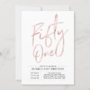 Search for 51st birthday invitations Fifty