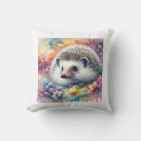 Search for hedgehog cushions Watercolor
