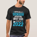 Search for senior class of 2022 tshirts Back