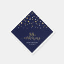 Search for 55th anniversary napkins Gold