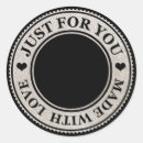 Search for made just for you stickers Handmade