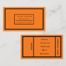 Search for neon orange business cards Salon