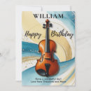 Search for violin birthday cards Elegant