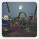 Search for spooky candle stickers Skull