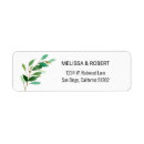 Search for budget return address labels Watercolor
