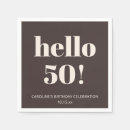 Search for 50th birthday napkins Unique