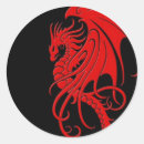 Search for red and black dragon stickers Mediaeval