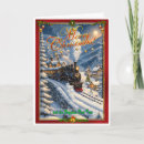 Search for locomotive christmas cards Snow
