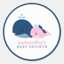 Search for baby shower whale stickers Beach