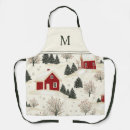 Search for pine tree aprons Snow
