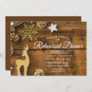 Search for deer rehearsal dinner invitations Wood