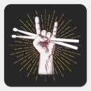 Search for rock drummers stickers Hand
