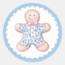 Search for blue man stickers Gingerbread
