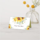 Search for sunflower place cards Greenery