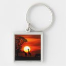 Search for african animal key rings Sunset
