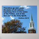 Search for disciples posters Bible verse