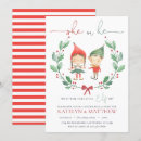 Search for christmas gender reveal invitations He or she