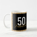 Search for fabulous 50 mugs Black and gold