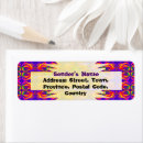 Search for ethnic return address labels Pattern