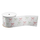 Search for whimsical christmas ribbon Red and green