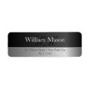 Search for stainless return address labels Modern