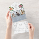 Search for dusty blue and peach wedding invitations Floral