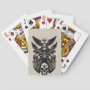 Search for motorbike playing cards Illustration