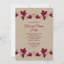 Search for wine and cheese party invitations Elegant
