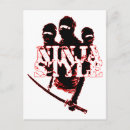 Search for ninja postcards Warrior