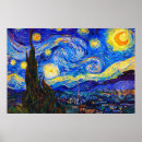 Search for starry night sky posters Post impressionism